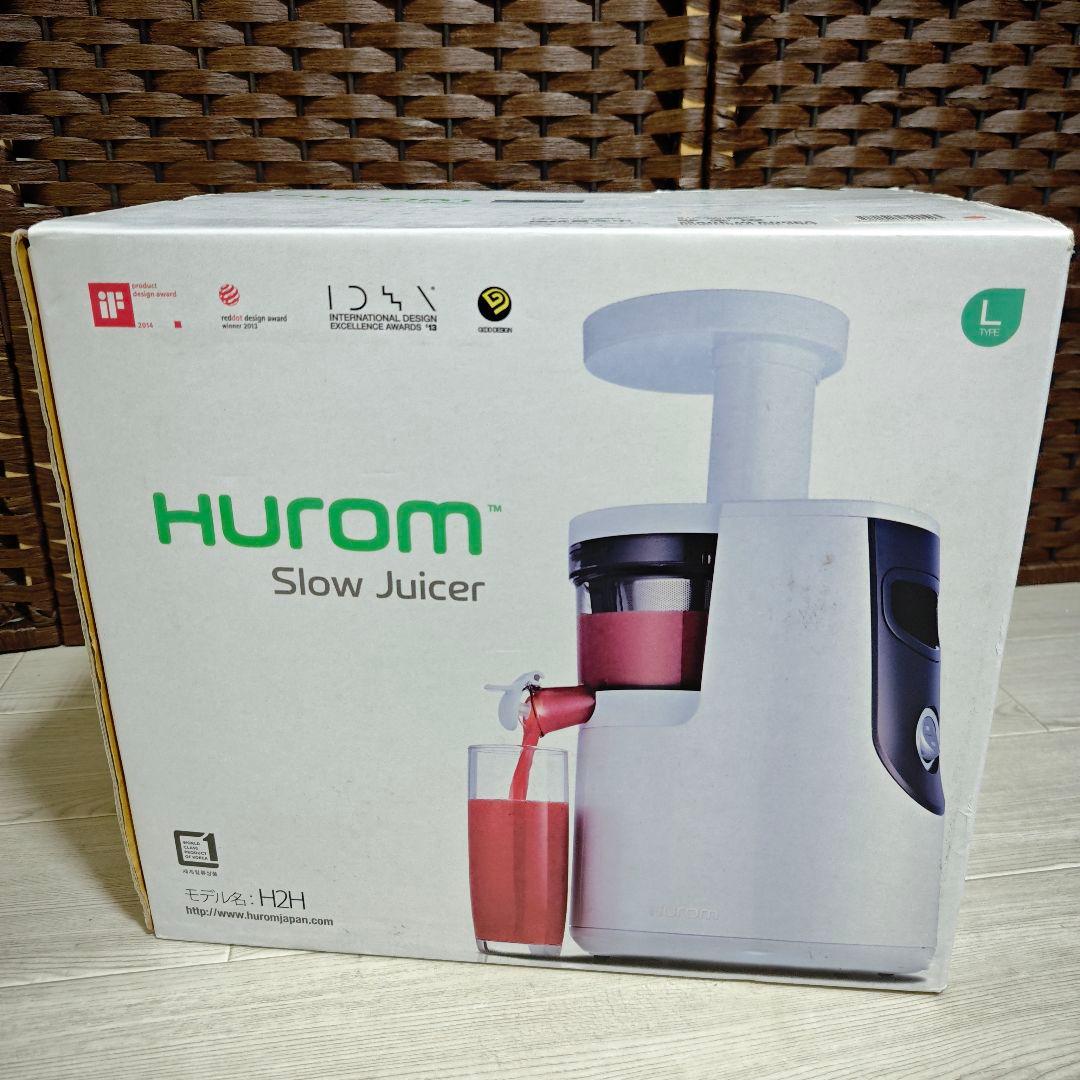 【新品未使用】HUROM スロージューサー H2H-SBA11 レッド