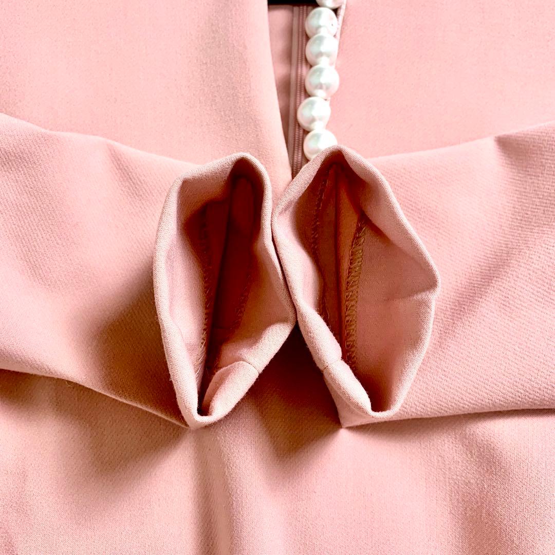 美品　YOKOCHAN ヨーコチャン パール　フレア　ブラウス トップス