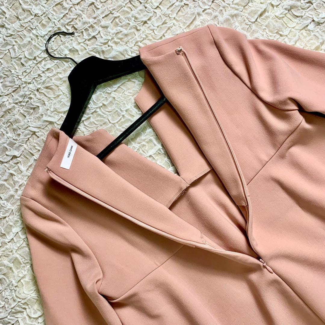 美品　YOKOCHAN ヨーコチャン パール　フレア　ブラウス トップス