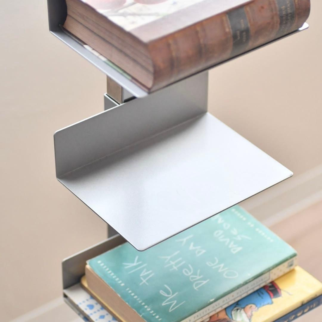 ブックタワーTsum_dock 隠しキャスター付き ハイタイプ /8段