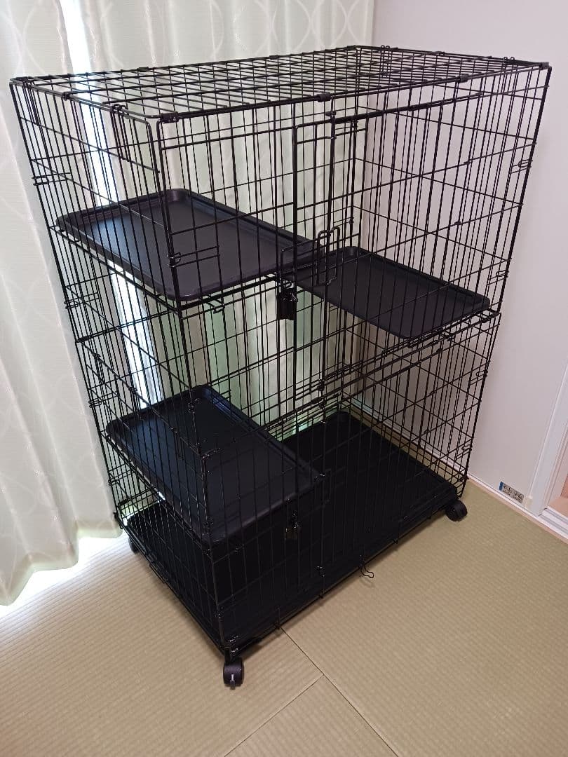 キャットケージ　大型 3段 Amazon　BASIC