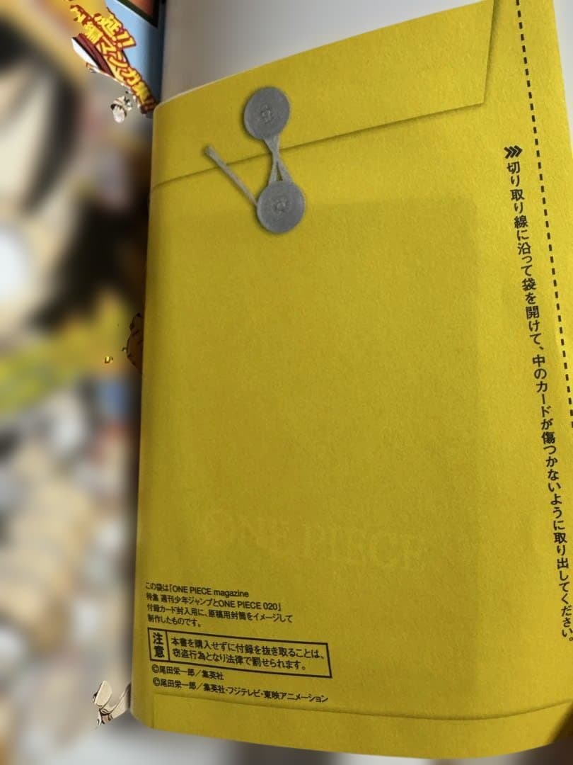 ONE PIECE マガジン 20号 付録カード