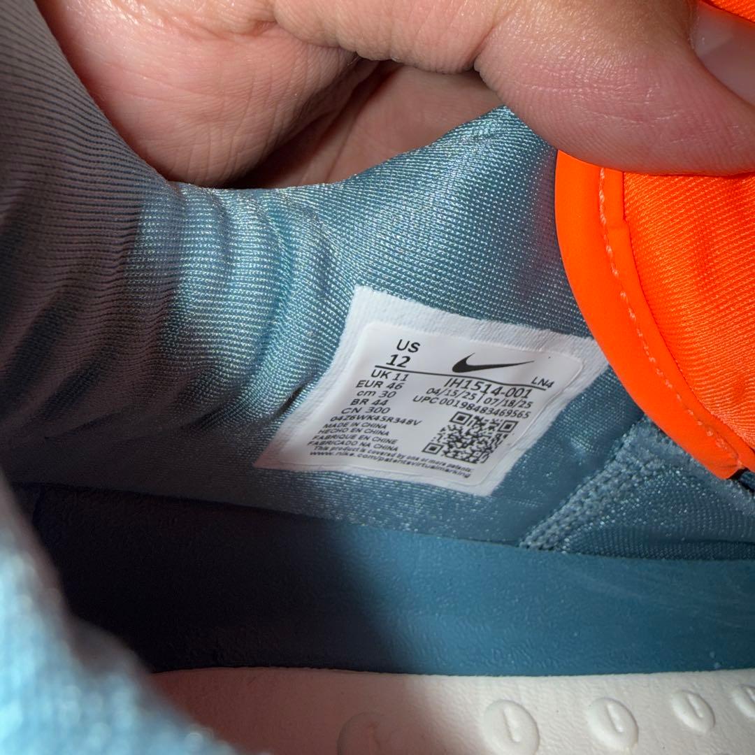 着用約30分 NIKE LEBRON 23 Miami Twice 30cm