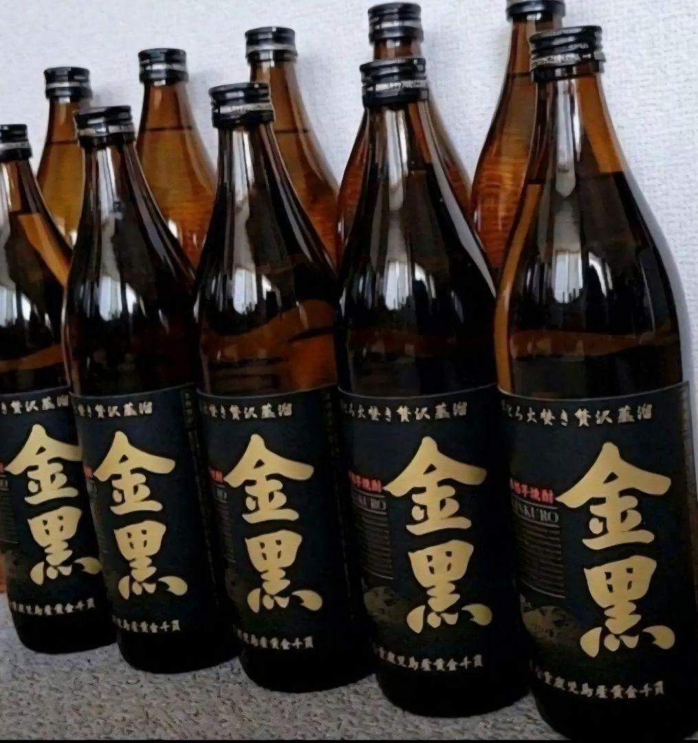 新品未開封【本格芋焼酎金黒】900ml ×10本