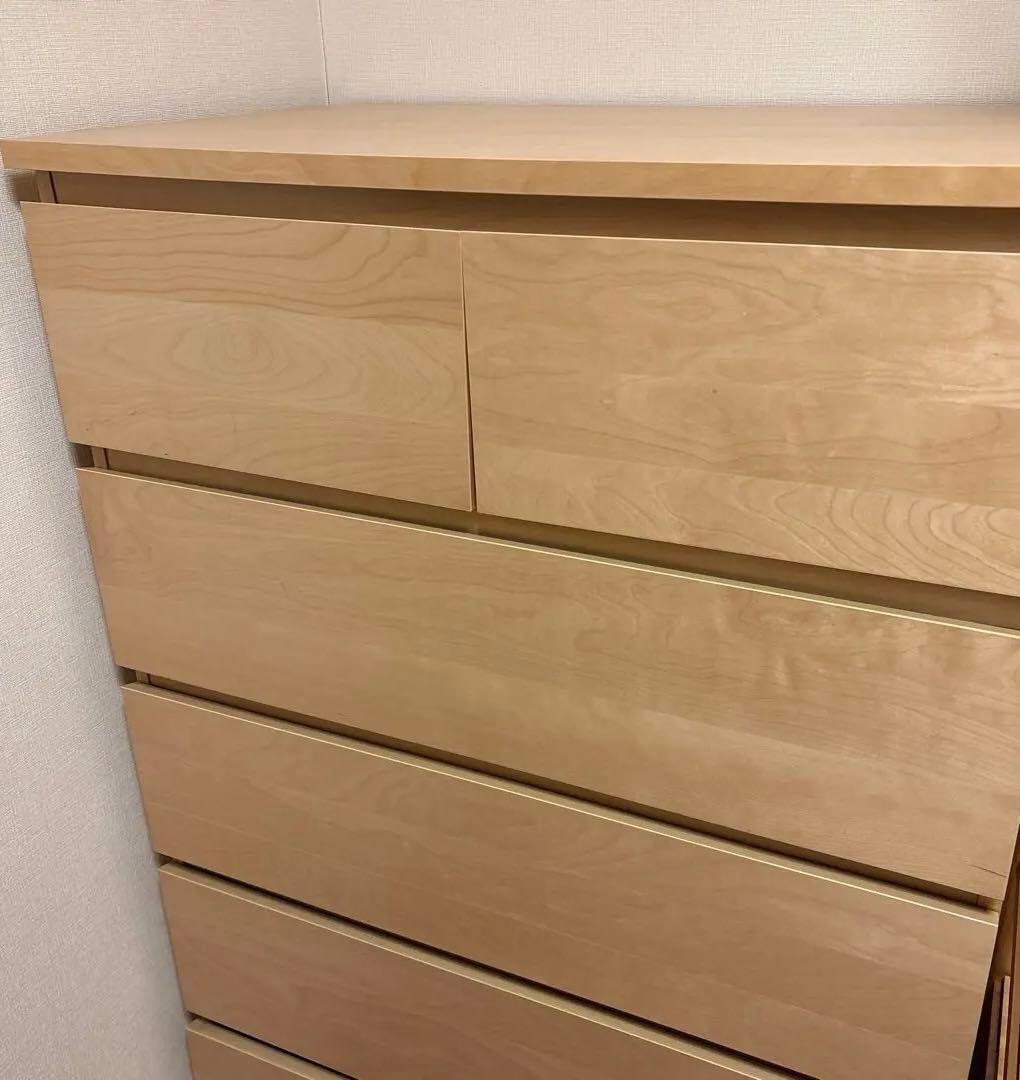 【期間限定出品】 IKEAイケアMALM マルム チェスト 引き出し