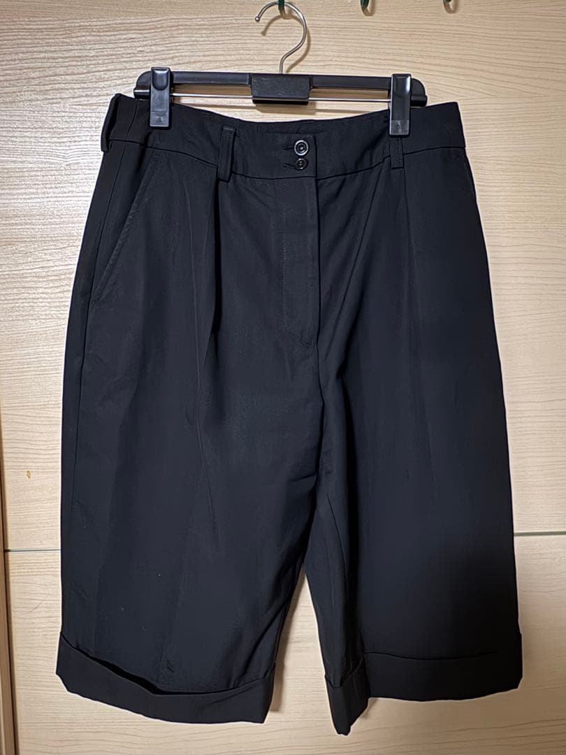 DRIES VAN NOTEN ブラックショートパンツ