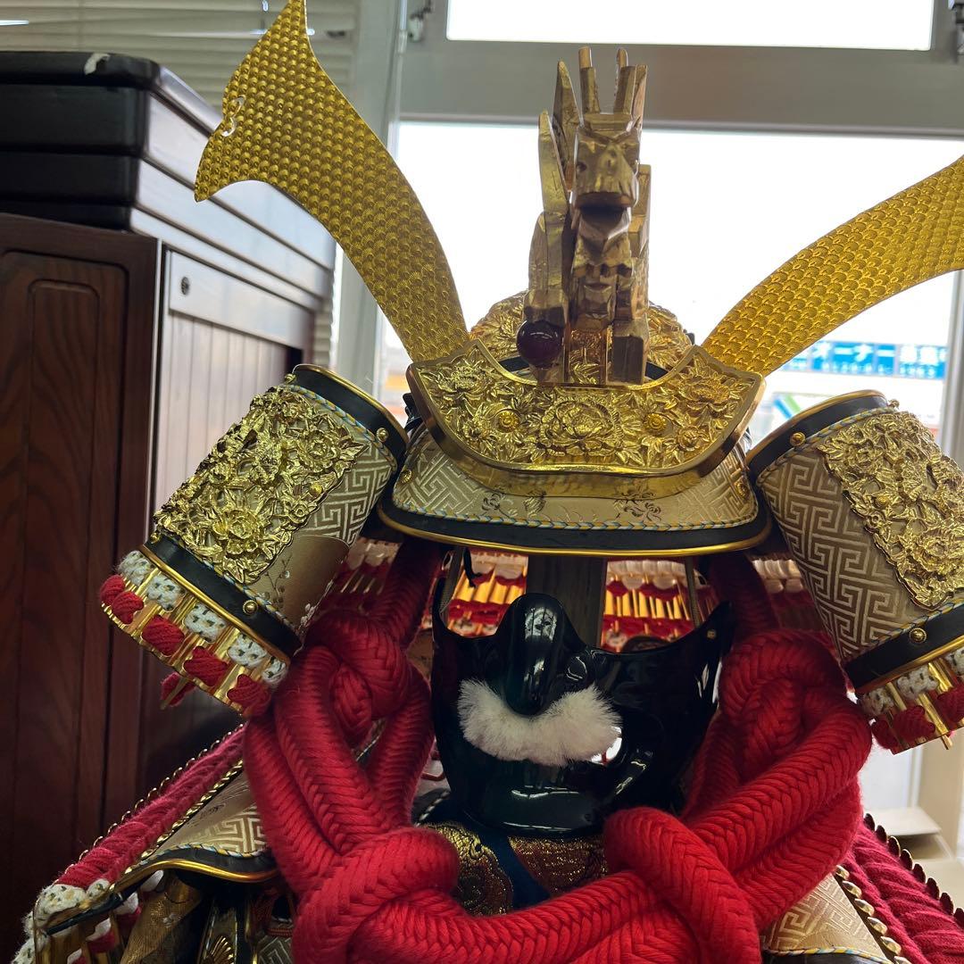 豪華な五月人形 御着用　鎧　わかさや人形店閉店在庫処分全品9割引き