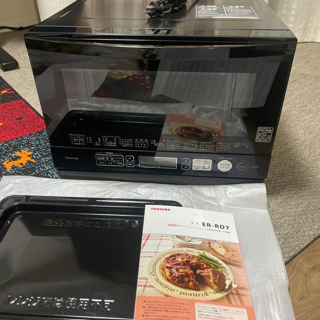 TOSHIBA ER-RD7(K) 電子レンジ 2018年　石窯ドーム