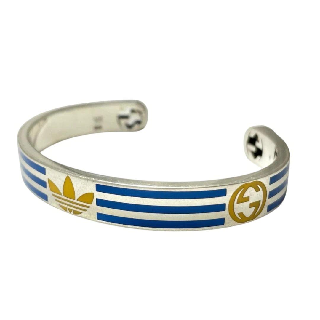 アディダス グッチ コラボ ブレスレット バングル アクセサリー シルバー 04