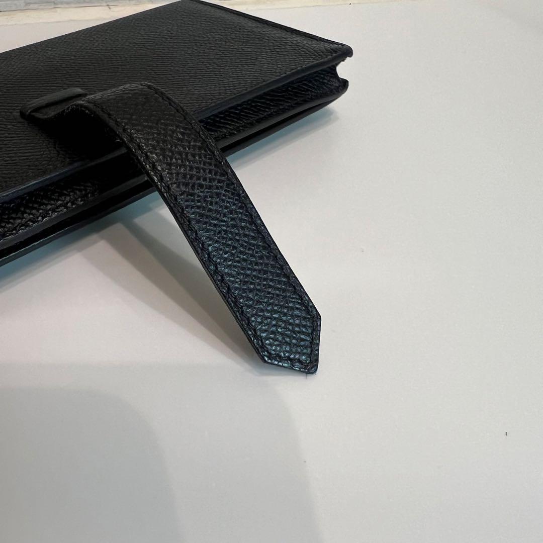 HERMES ベアンスフレ 長財布 黒