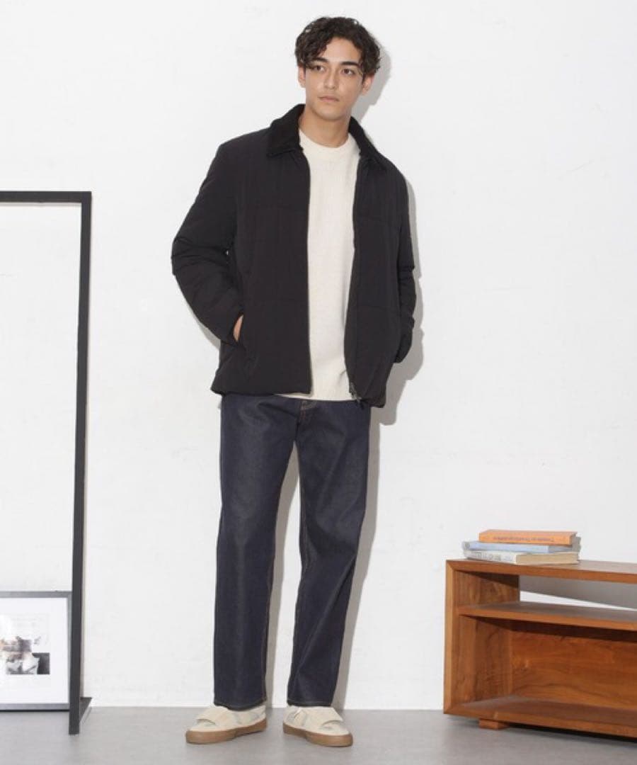 ナノユニバース CLIMASHIELD 別注キルトボアスタンドブルゾン