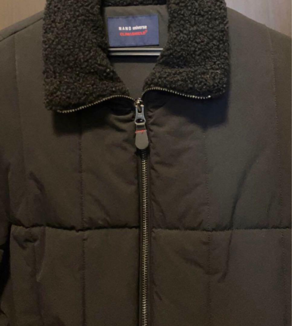 ナノユニバース CLIMASHIELD 別注キルトボアスタンドブルゾン