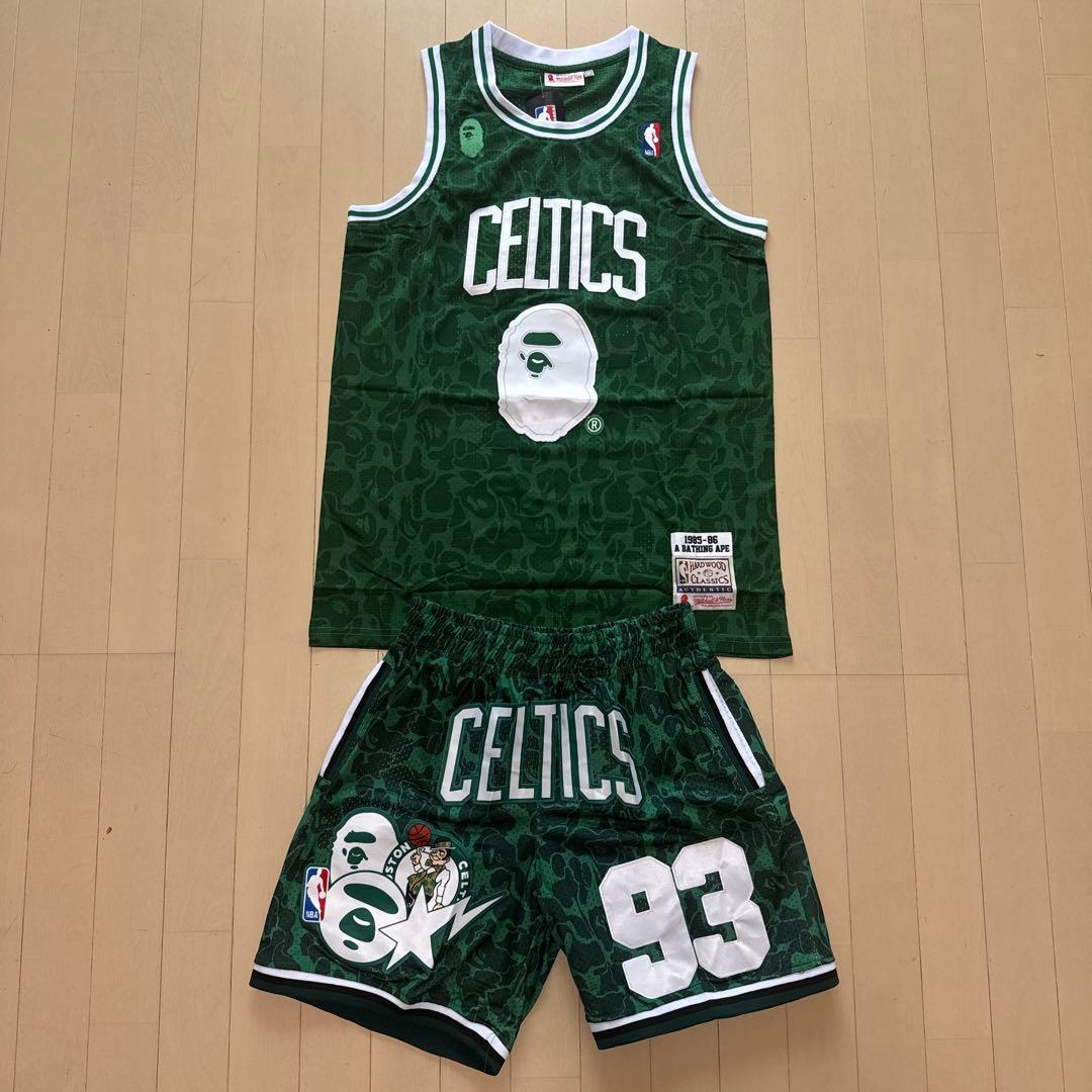 A・BATHING APEボストン セルティックス バスケ セットアップ