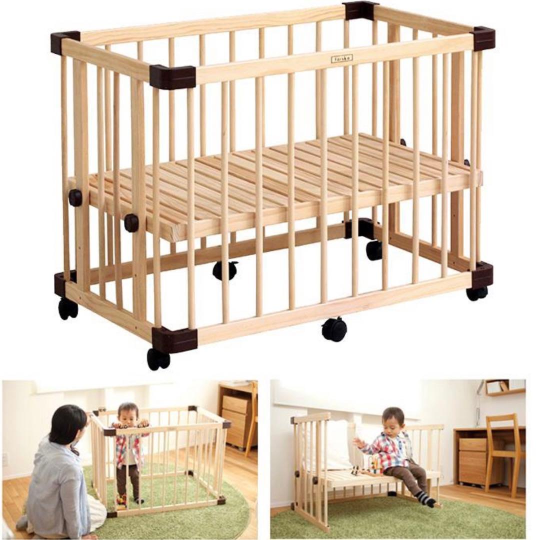 Popさま専用　ファルスカfarska ベビーミニジョイントベッド