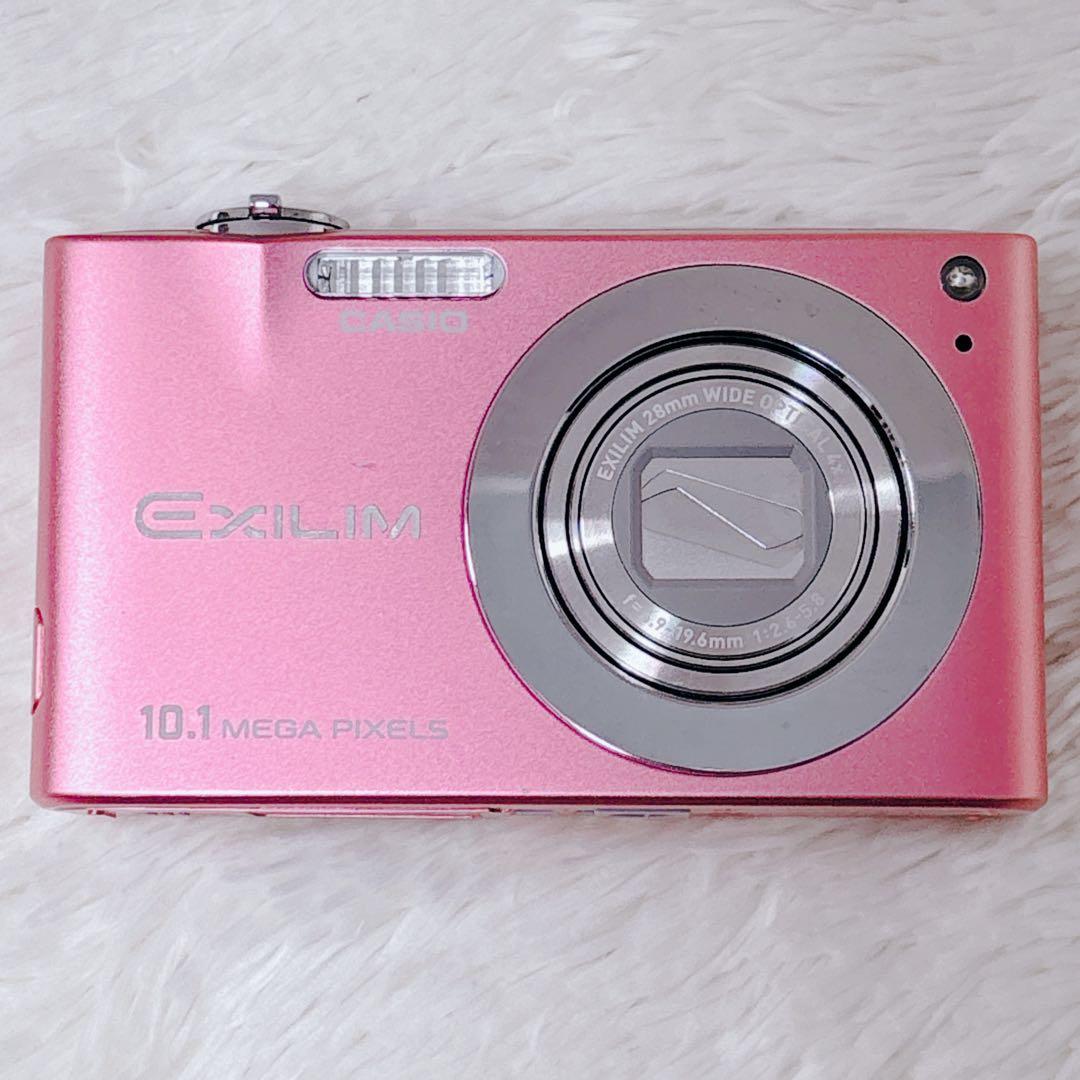 【美品】CASIO デジタルカメラEXILIM EX-Z100 ピンク オールド