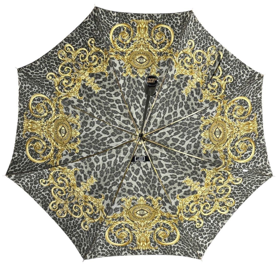 極美品◎ ジャンニヴェルサーチ 折りたたみ傘 バロック柄 レオパード柄 晴雨兼用