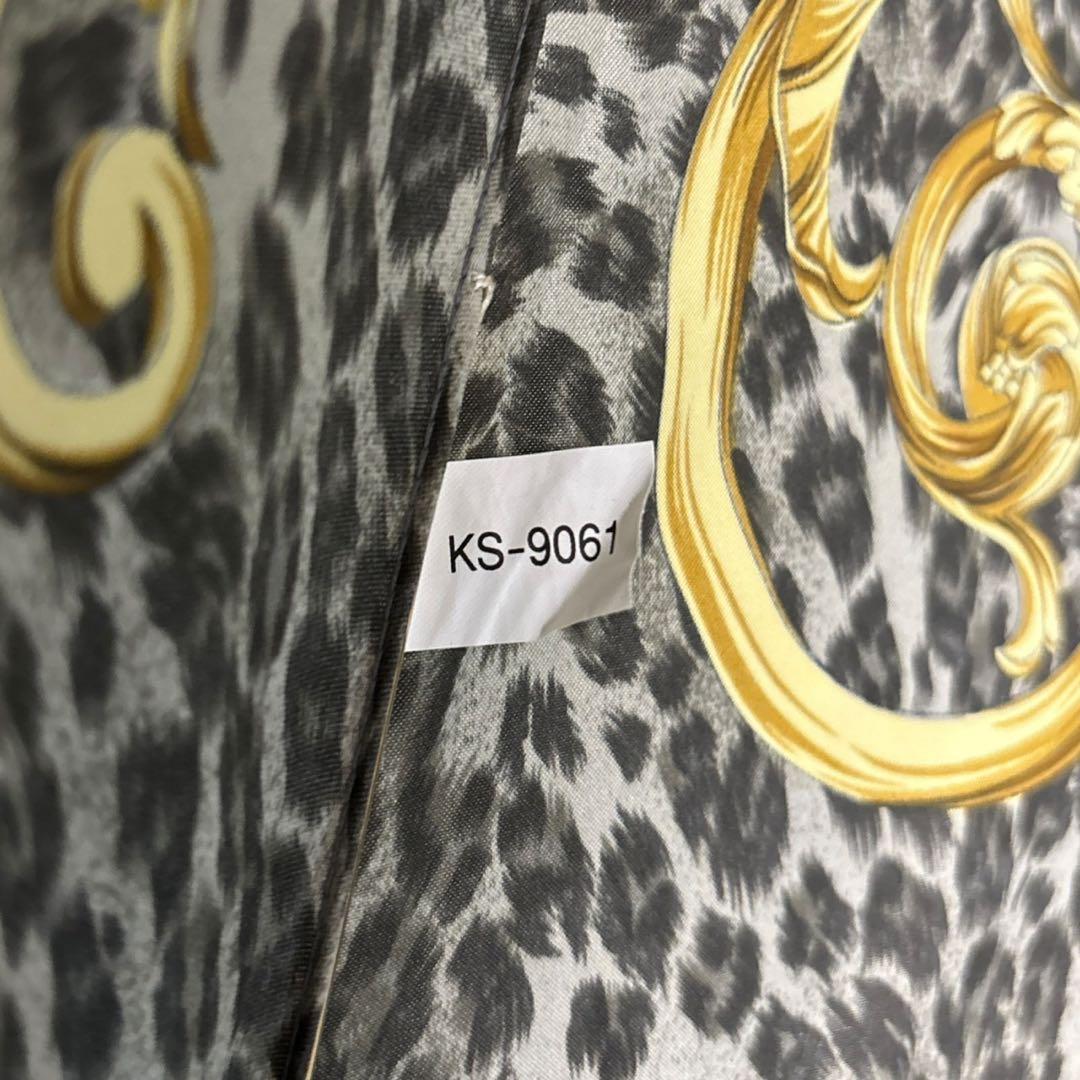 極美品◎ ジャンニヴェルサーチ 折りたたみ傘 バロック柄 レオパード柄 晴雨兼用