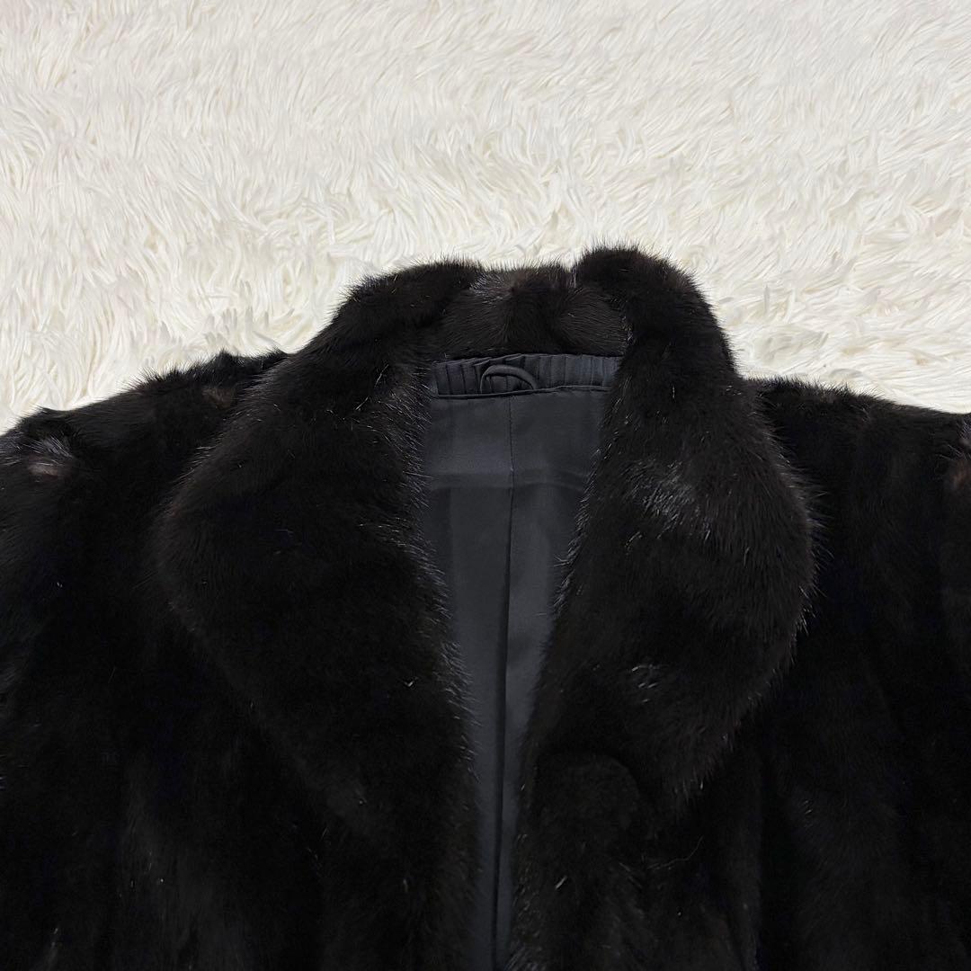 ミンク　リアルファー　コート　11号　茶　まとめ　L サファイア　ムーンバット