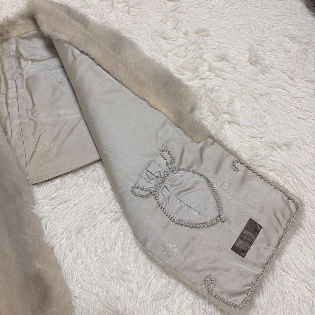 ミンク　リアルファー　コート　11号　茶　まとめ　L サファイア　ムーンバット