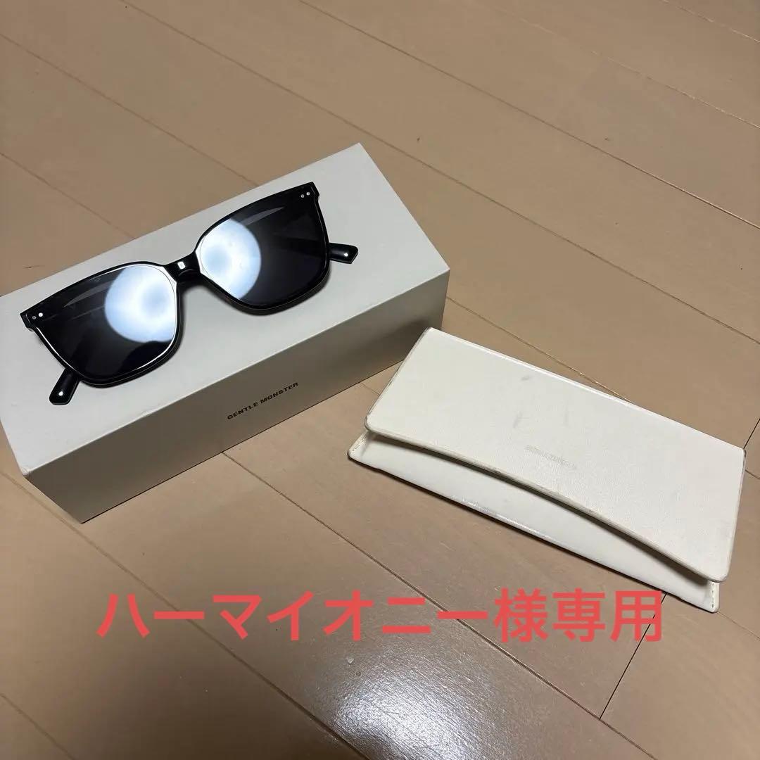GENTLE MONSTER HEIZERブラックサングラス ケース付き