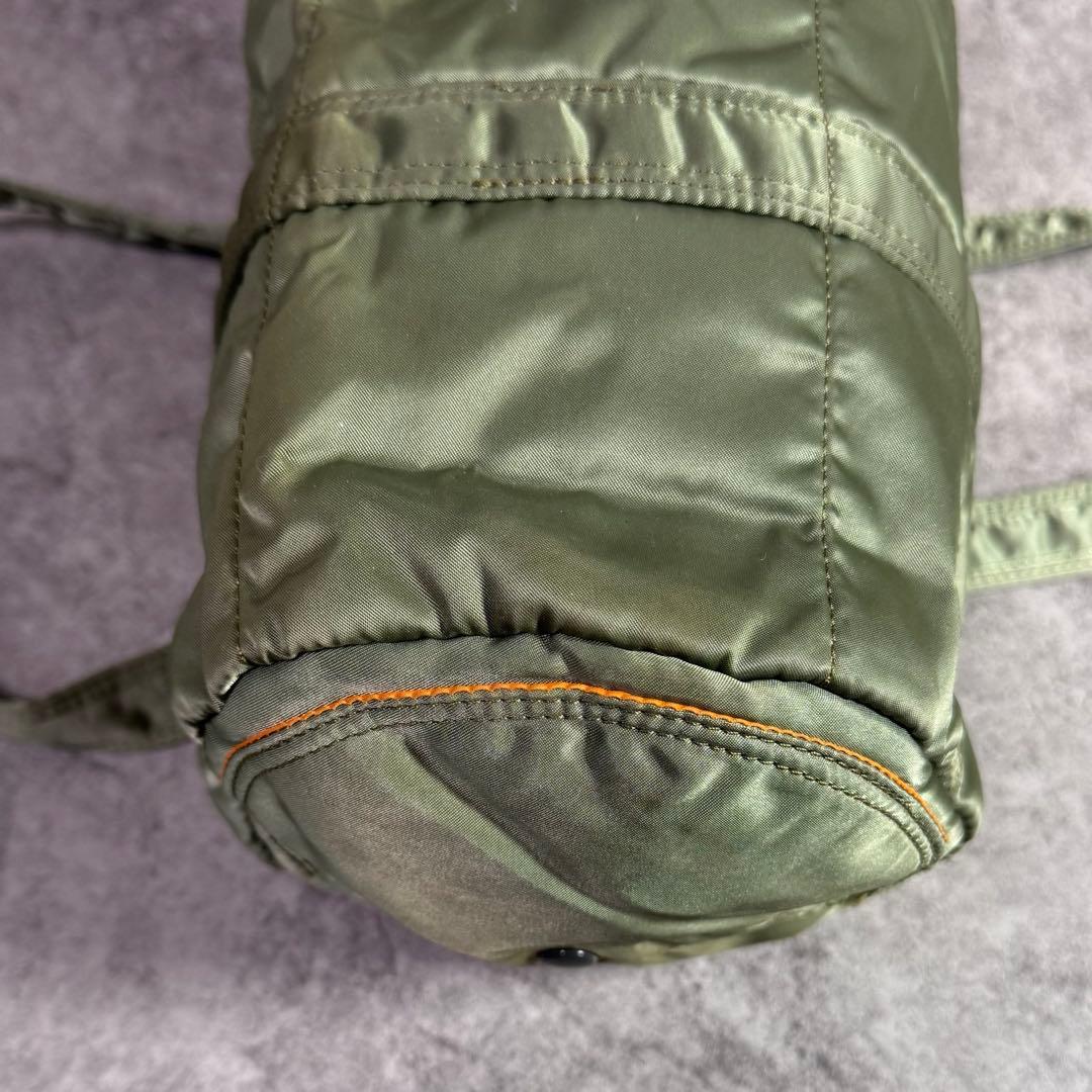 【廃盤希少カラー】ポーター　タンカー　ミニボストンバック　セージグリーン　y2k