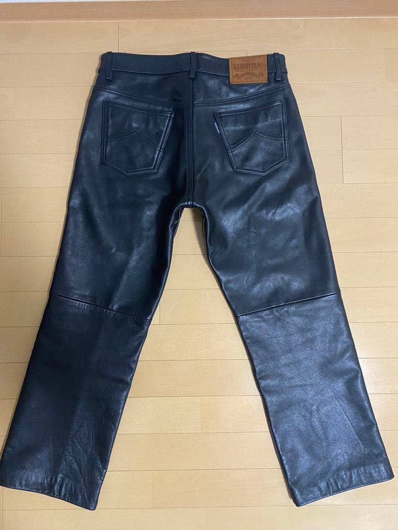 【超美品】KUSHITANI レザーパンツ L/2W