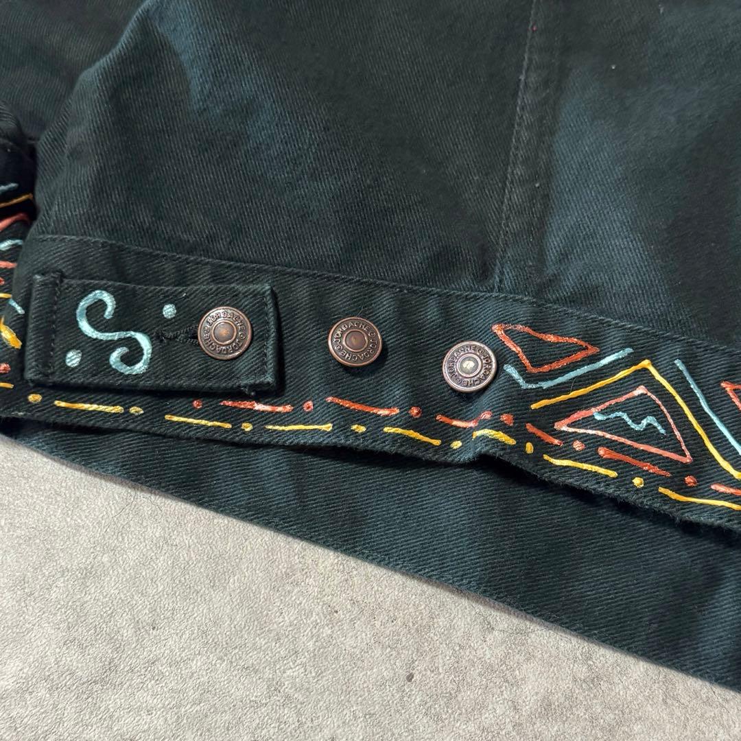 80s 90s ヴィンテージ デニムジャケット JORDACHE 短丈 ブラック