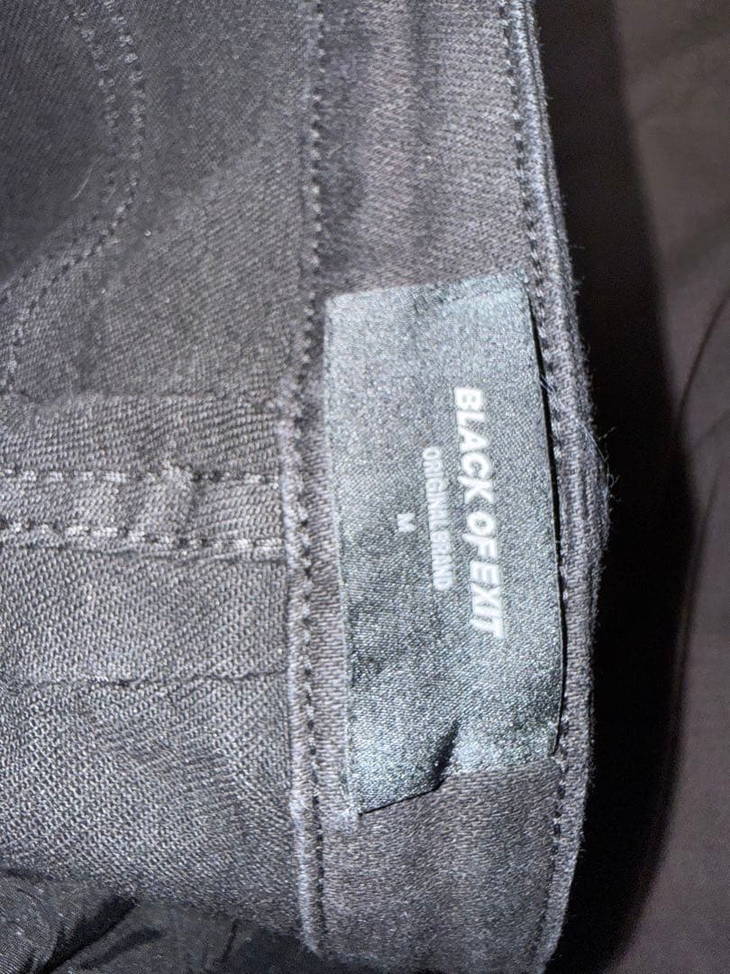 BLACK OF EXIT ワックスデニム デストロイデニム RickOwens