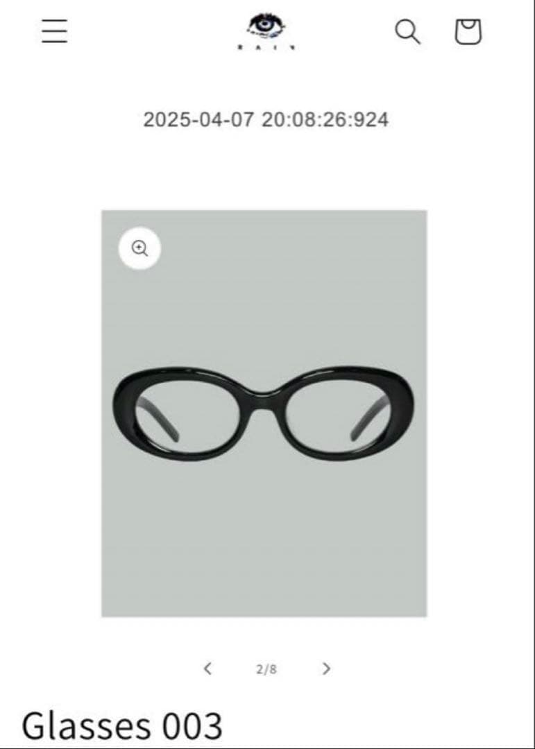 raintokyo 平本蓮着用モデル　サングラス　眼鏡　AMNJX 新品未使用