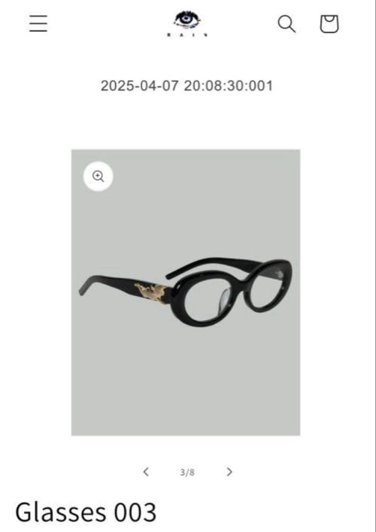 raintokyo 平本蓮着用モデル　サングラス　眼鏡　AMNJX 新品未使用