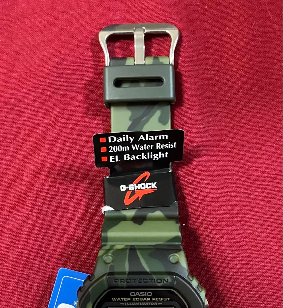 【新品未使用】CASIO G-SHOCK Ｇパイソン　DW-5600 緑迷彩