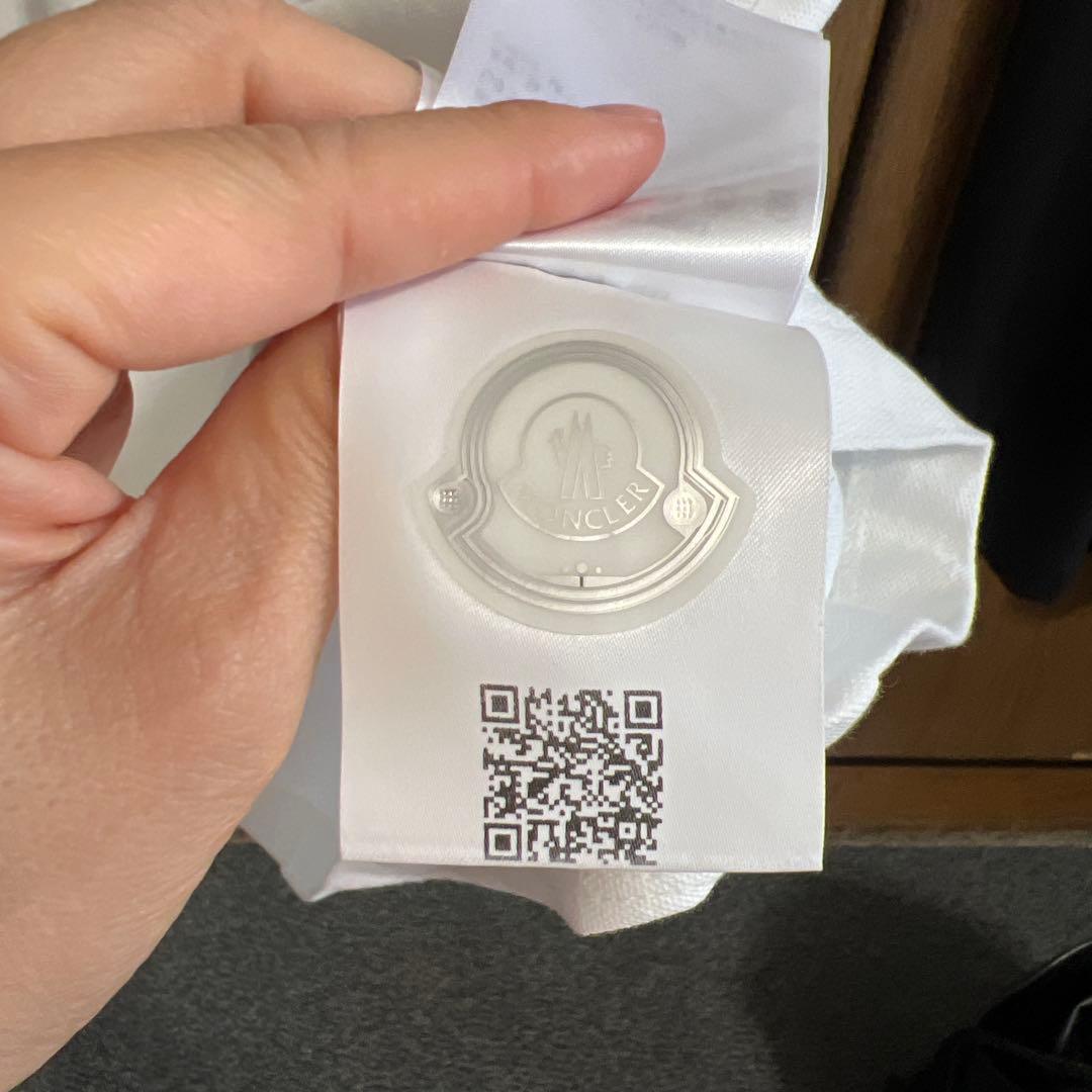 Moncler ポロシャツ ホワイト ブラック セット　2枚セット