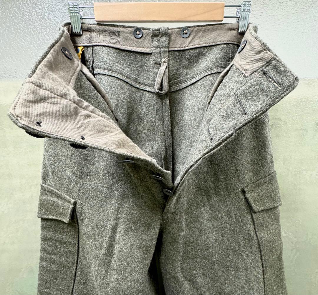 40s Swedish Military スウェーデン軍ウールパンツヴィンテージ