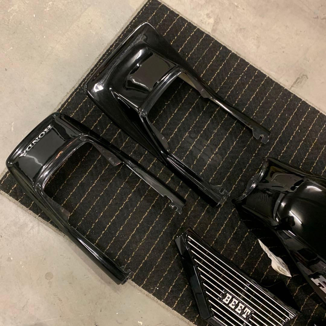 K.NAOCBX400F 500F 外装一式　ソリッド黒　ビート　BEET