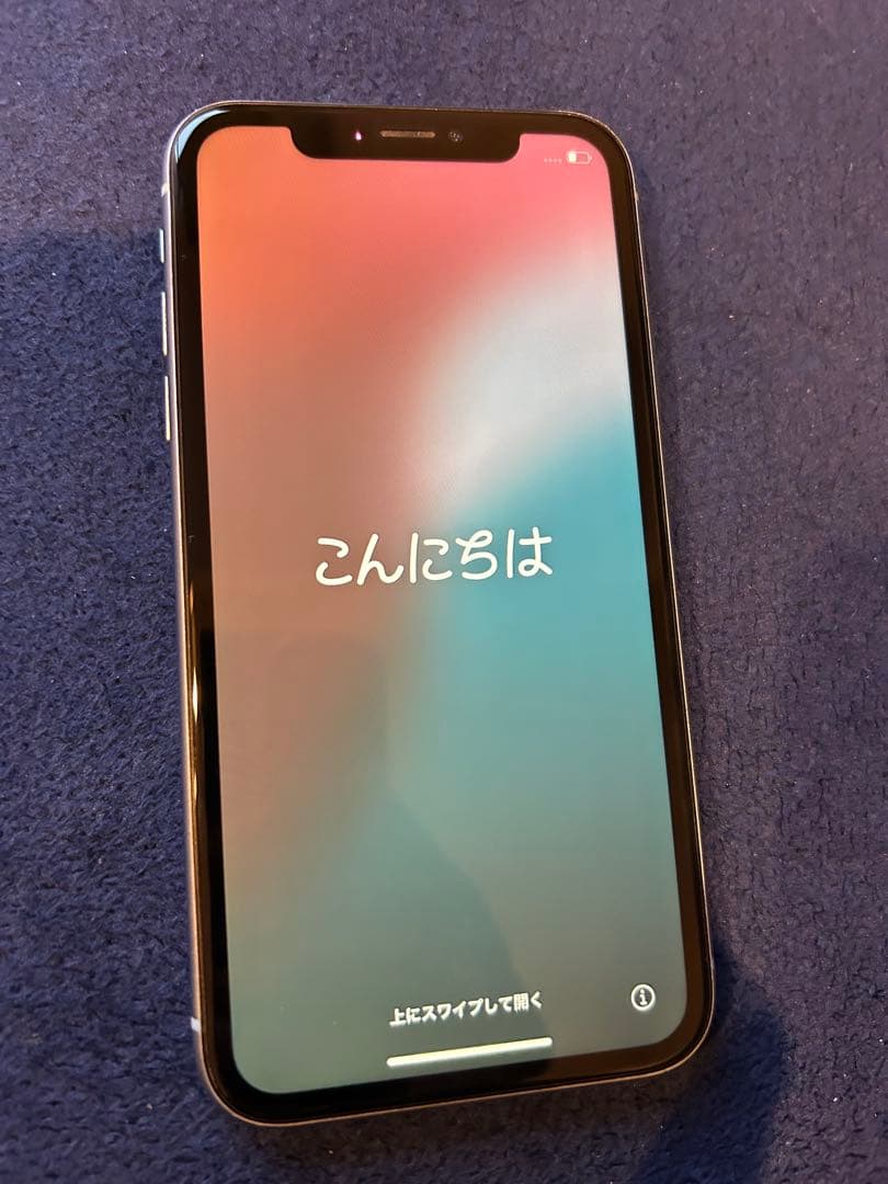 iPhone XR 64GB 美品 SIMフリー バッテリー82％ 初期化済み