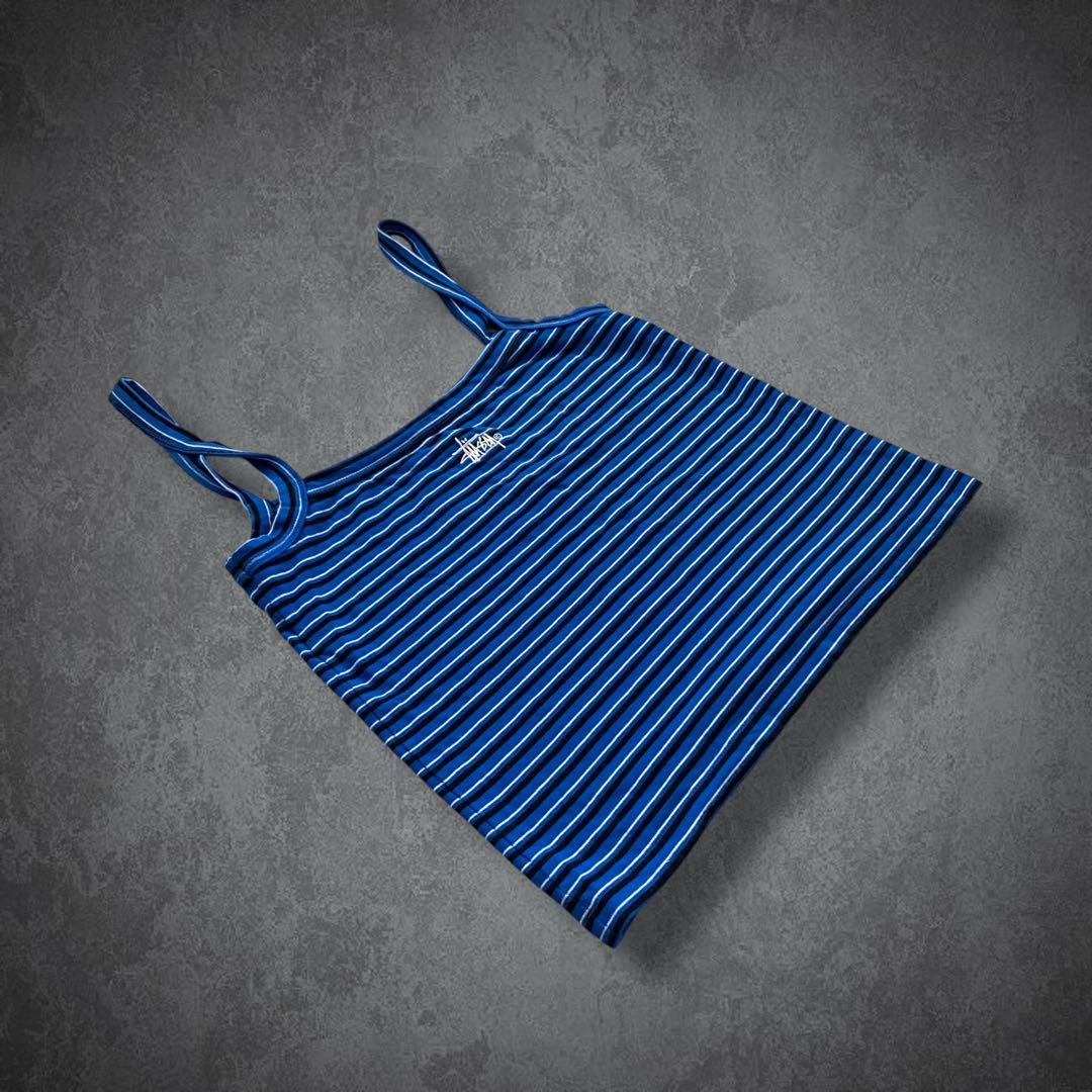 Stussy 00s ボーダー キャミソール y2k 平成 ギャル グランジ