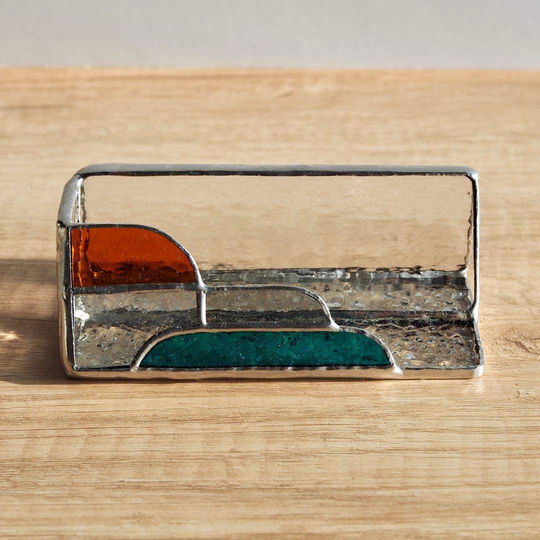 ※そらそらページ ステンドグラス製カードスタンド／フォトフレーム