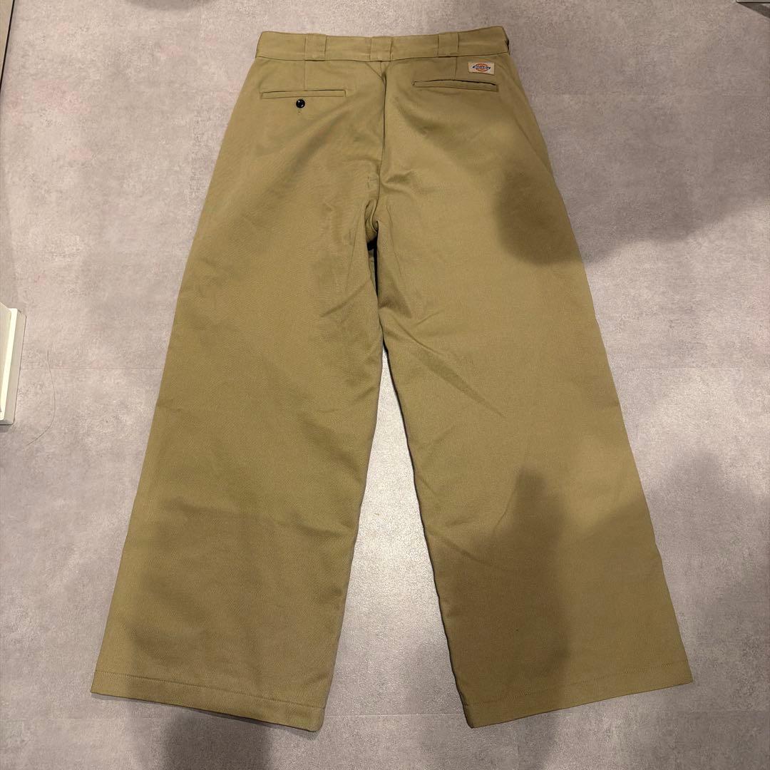 ok.soon×dickies wide chino pants ベージュ L