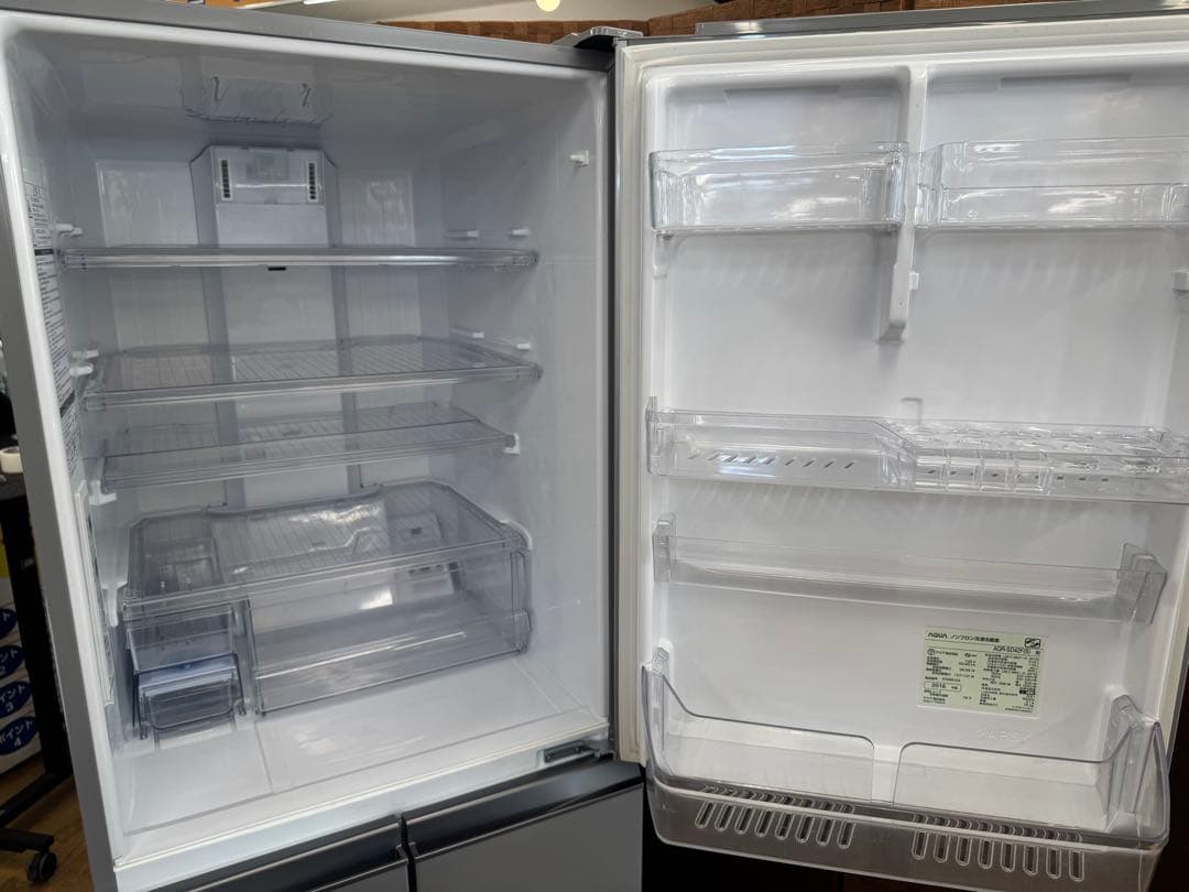 F053 AQUA ５ドア　冷蔵庫　415L 右開き　自動製氷