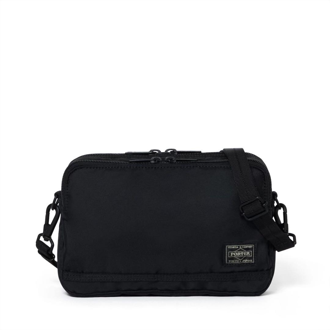 美品　半額！ポーター　【PORTER 】FLASH ショルダーバッグ ブラック