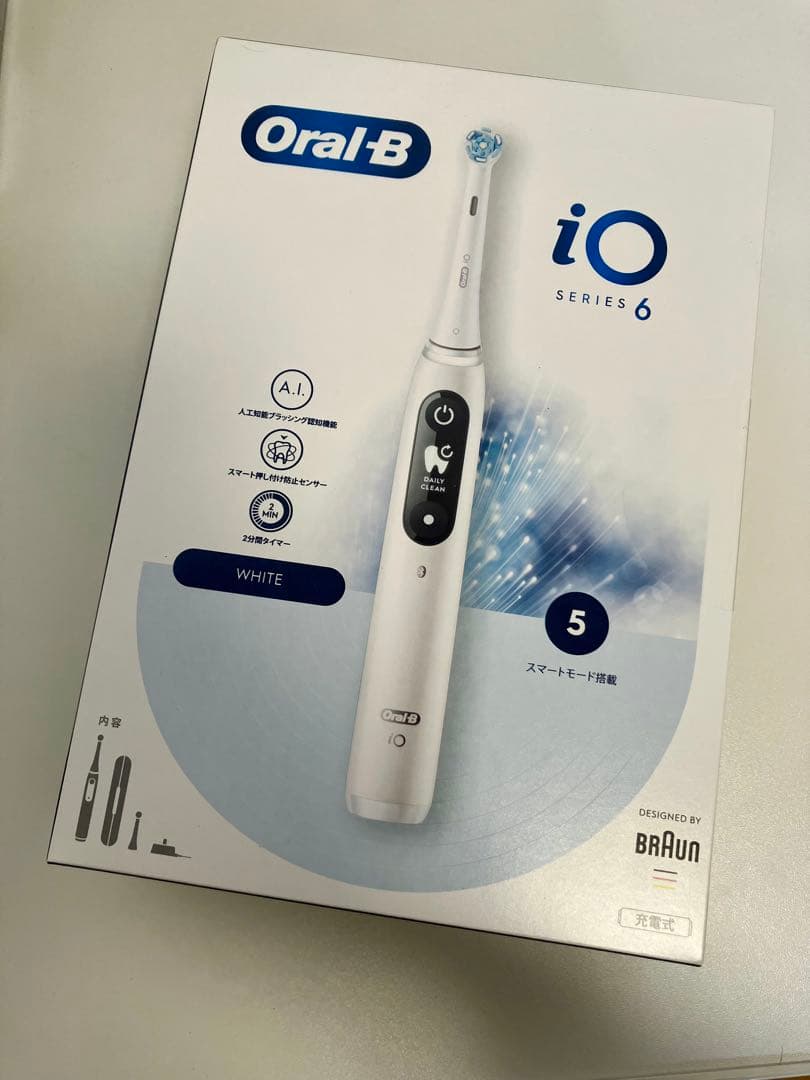 ブラウン オーラルB iO6 ホワイト 新品未開封