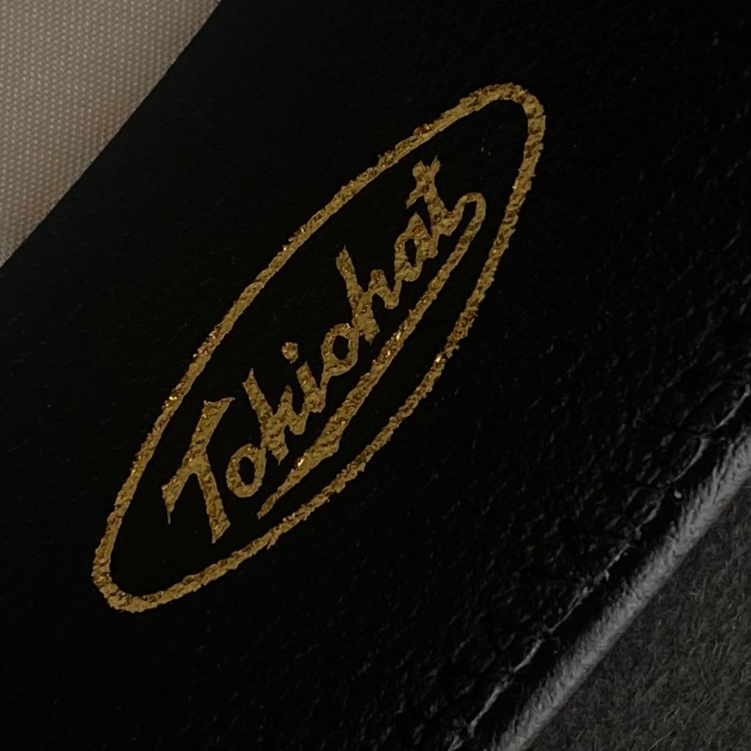 1540【新品 Tokiohat】高級中折れ帽★ハット★ラビットファー★ブラック