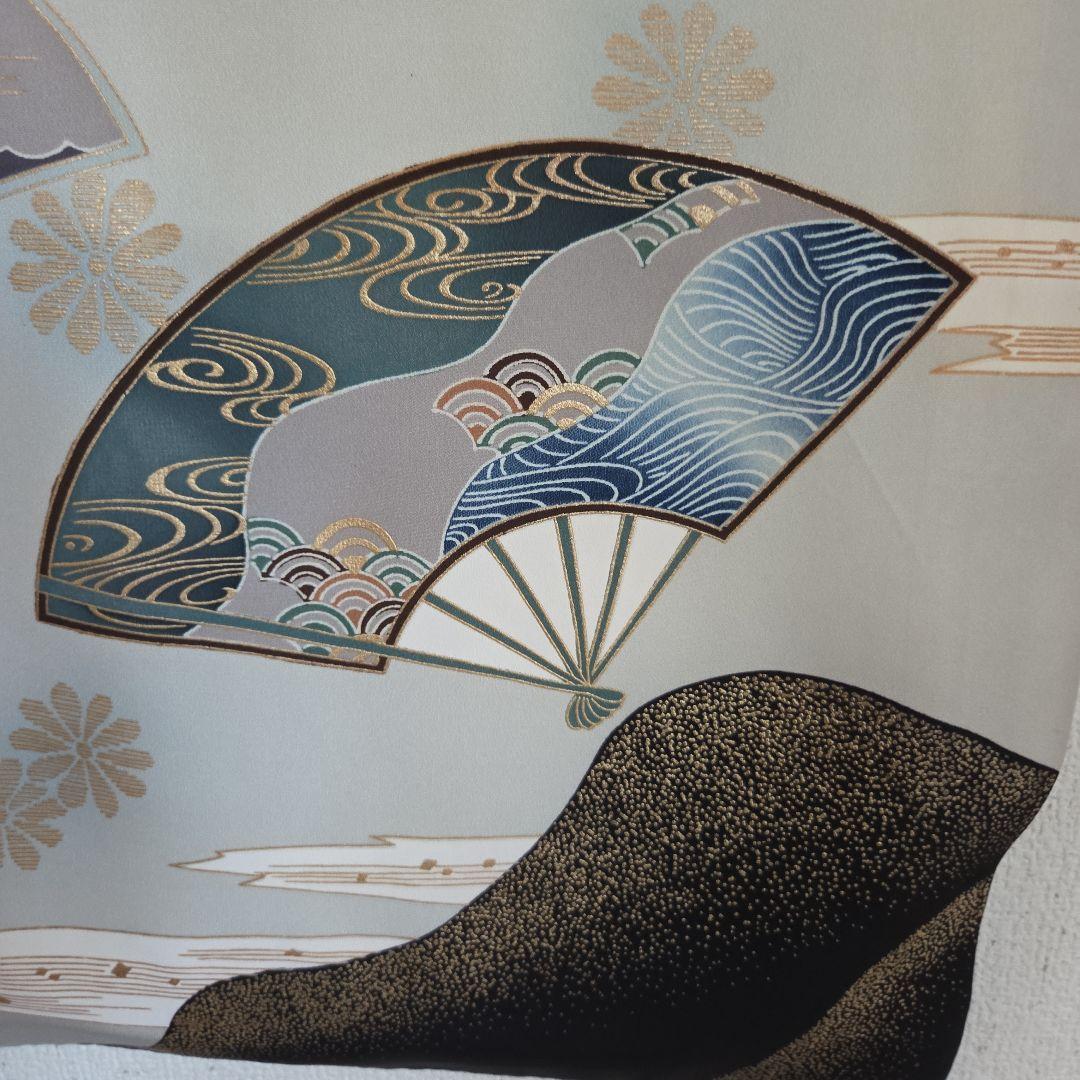 No36　正絹　男の子お祝い着物　長襦袢付き　産着　七五三