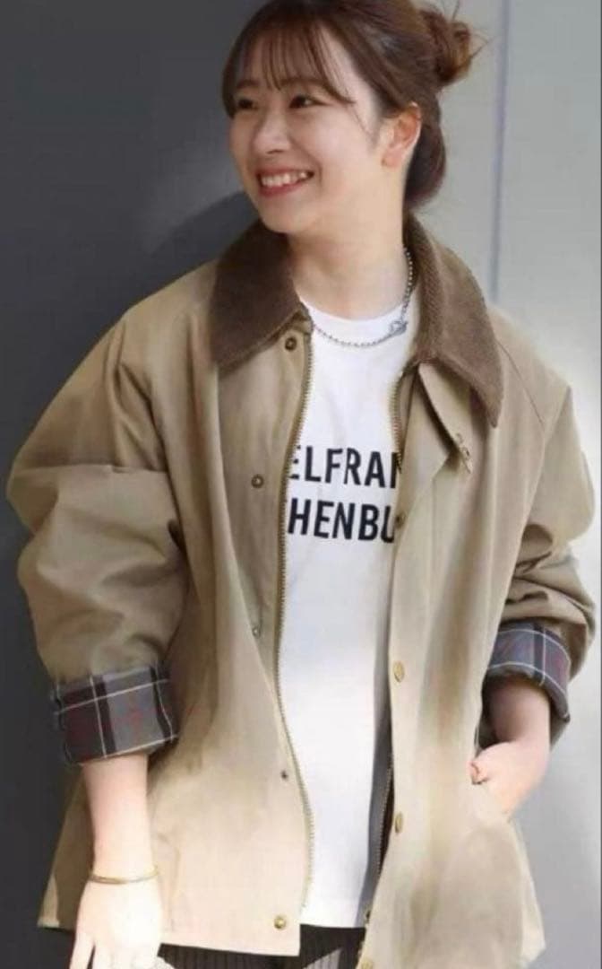 barbour ジャーナルスタンダードrelume 別注ブルゾン　ベージュ　38