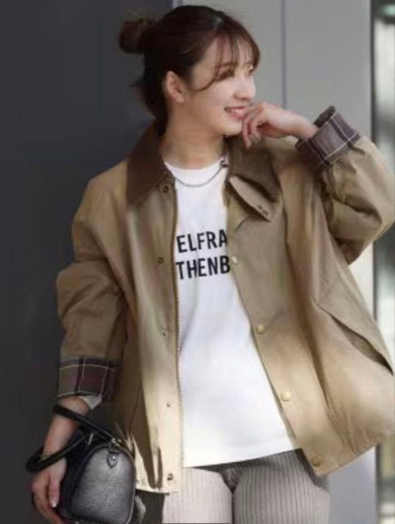 barbour ジャーナルスタンダードrelume 別注ブルゾン　ベージュ　38