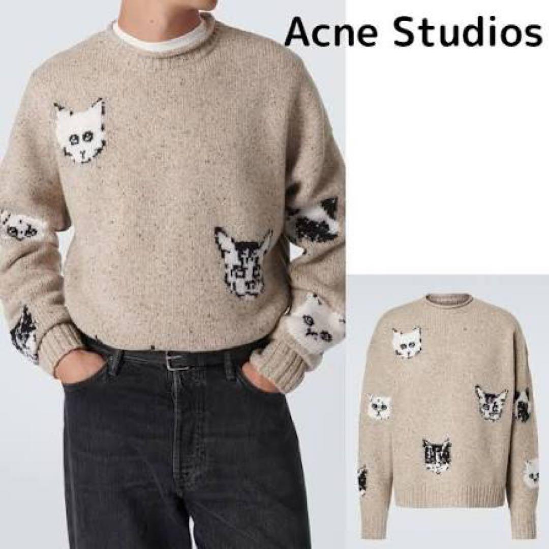 Acne Studios キャットジャガードニット