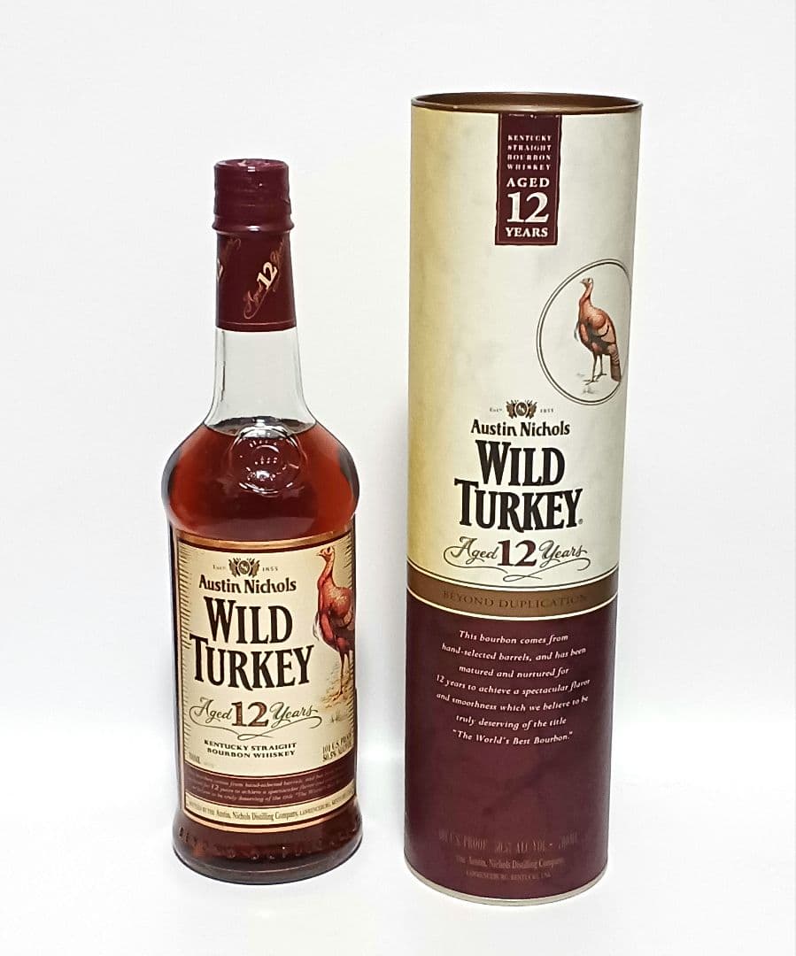 ワイルドターキー12年　旧ボトル　旧ラベル　終売品