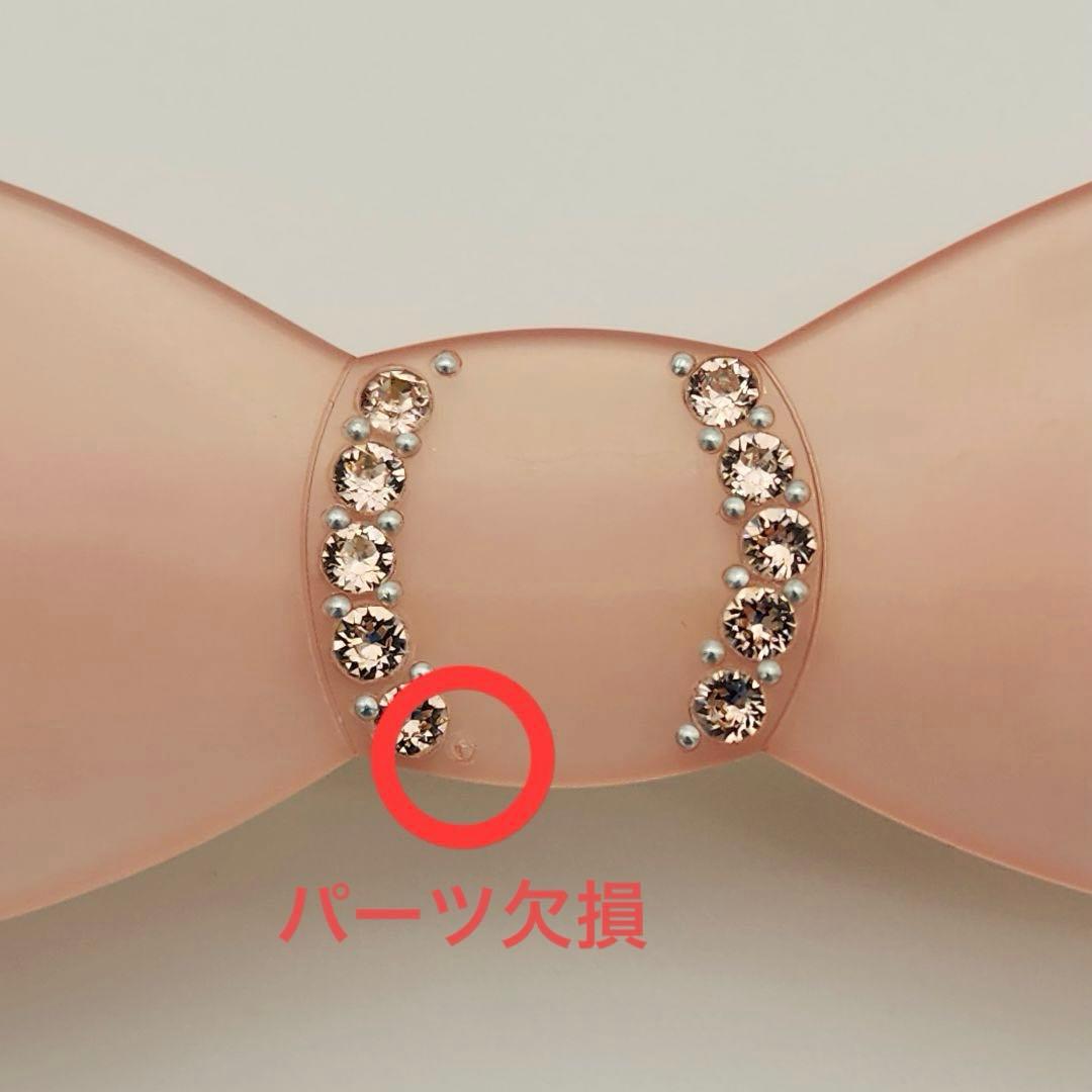 ★ALEXANDRE DE PARIS★ バレッタ リボン ストーン ピンク