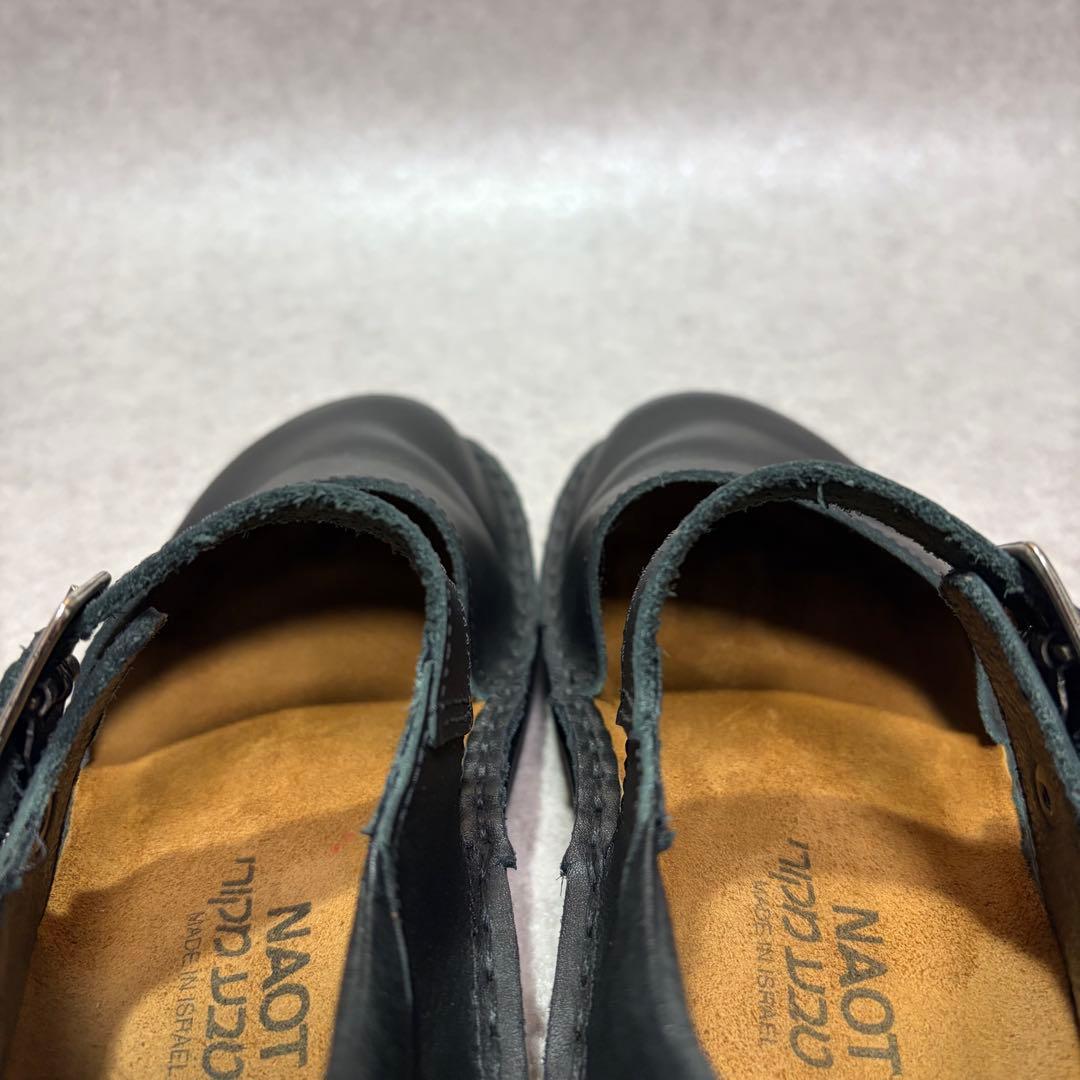 NAOT ORGA ナオト オルガ レザー ストラップ シューズ ブラック 38