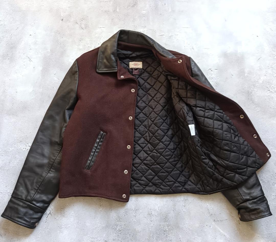 【Moll様用】袖革 スタジャン メルトンボディ ビンテージ